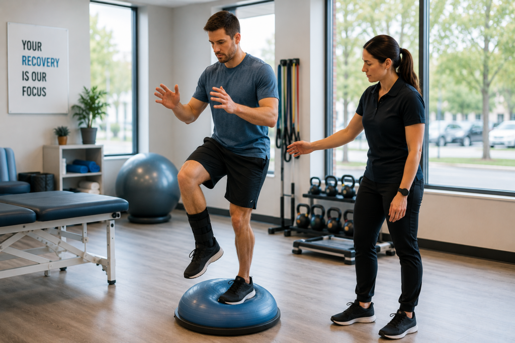 ankle balance rehabilitation after surgery